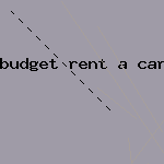 budget rent a car