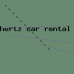 hertz car rental