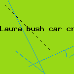 laura bush car crash
