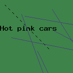 hot pink cars
