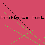 thrifty car rental