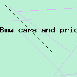 bmw cars and prices
